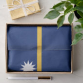 Nauru Flag Tissuepapier (Geschenk)