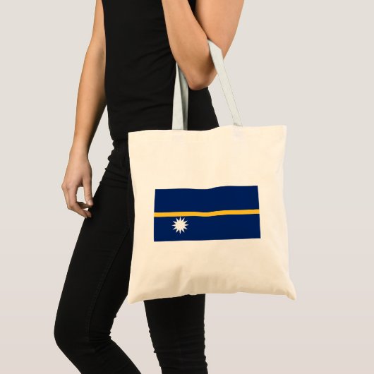 Nauru Flag Tote Bag (Voorkant (product))
