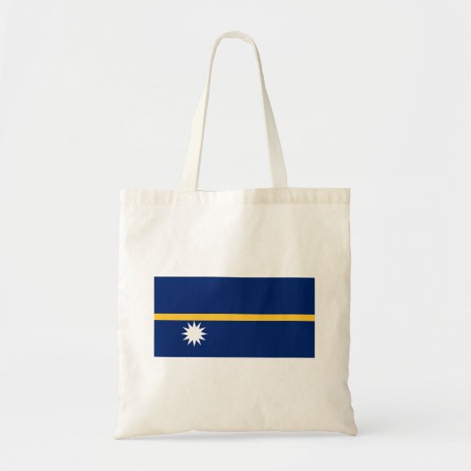 Nauru Flag Tote Bag (Voorkant)