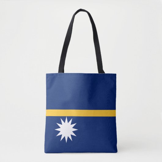 Nauru Flag Tote Bag (Voorkant)