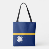 Nauru Flag Tote Bag (Achterkant)