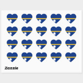 nauru hart sticker (Vel)