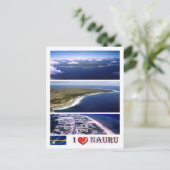 Nauru - I Love - Briefkaart (Staand voorkant)