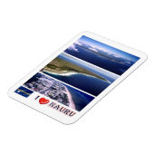 Nauru - I Love - Magnet Magneet (Linkerzijde)