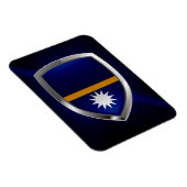 Nauru Metallic Emblem Magneet (Rechterzijde)