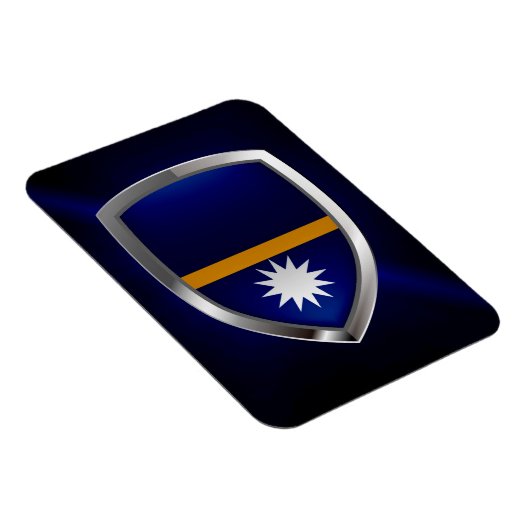 Nauru Metallic Emblem Magneet (Rechterzijde)