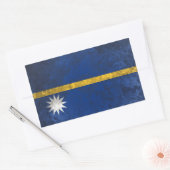 Nauru Rechthoekige Sticker (Envelop)