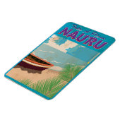 Nauru vintage reisposter magneet (Linkerzijde)