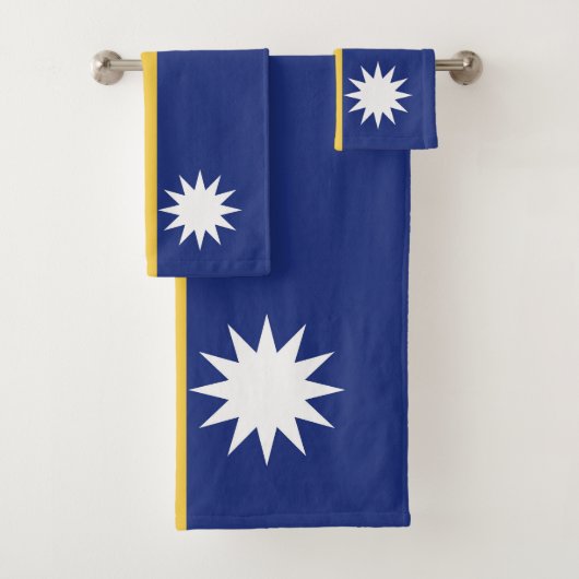Nauru vlag bad handdoek (Insitu)