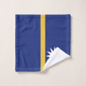 Nauru vlag bad handdoek (Wasdoekje)