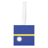 Nauru vlag decoratie (Voorkant)