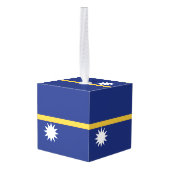 Nauru vlag decoratie (Achter hoekig)
