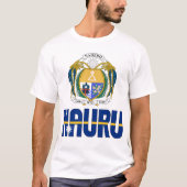 Nauru-vlag en wapenschild t-shirt (Voorkant)