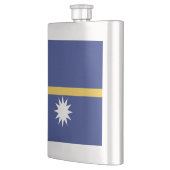Nauru vlag flacon (Links)
