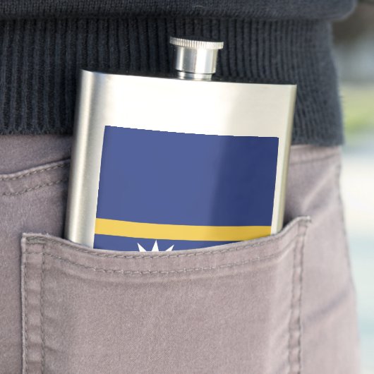 Nauru vlag flacon (Voorbeeld)