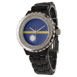 Nauru vlag horloge