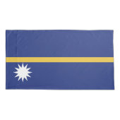 Nauru vlag kussensloop (Achterkant)