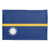 Nauru vlag kussensloop (Achterkant)