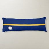 Nauru vlag lichaamskussen (Achterkant)