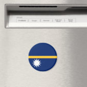 Nauru vlag magneet (Insitu (Vaatwasser))