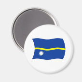 Nauru Vlag Magneet (Voorkant / Achterkant)
