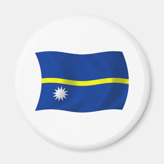 Nauru Vlag Magneet (Voorkant)