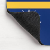 Nauru vlag muismat (Hoek)