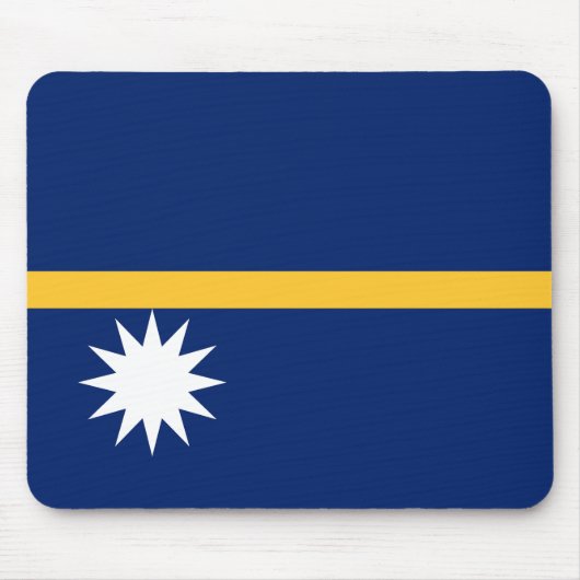 Nauru vlag muismat (Voorkant)