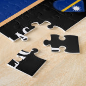 Nauru-vlag & Nauran-land / Nauru Legpuzzel (Zijkant)