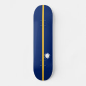 Nauru vlag persoonlijk skateboard (Voorkant)