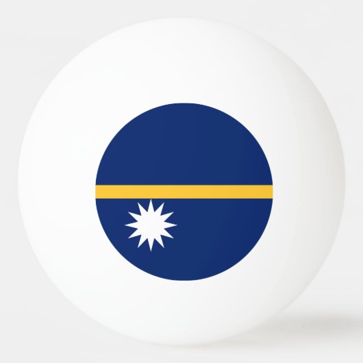 Nauru vlag pingpongbal (Voorkant)