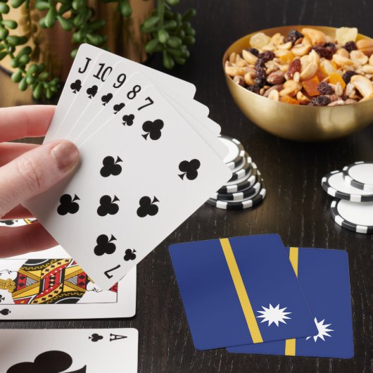 Nauru vlag pokerkaarten (Insitu)