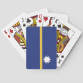 Nauru vlag pokerkaarten (Achterkant)