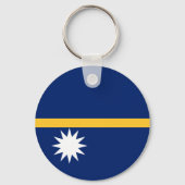 Nauru vlag sleutelhanger (Achterkant)