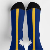 Nauru vlag sokken (Top)
