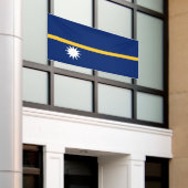 Nauru vlag spandoek (Buitenkant Gebouw)