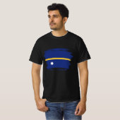 Nauru vlag t-shirt (Voorkant volledig)