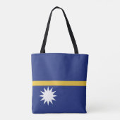 Nauru vlag tote bag (Achterkant)