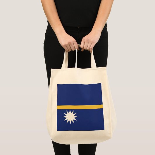 Nauru vlag tote bag (Voorkant (product))