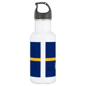 Nauru vlag waterfles (Achterkant)