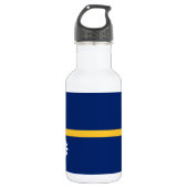 Nauru vlag waterfles (Voorkant)