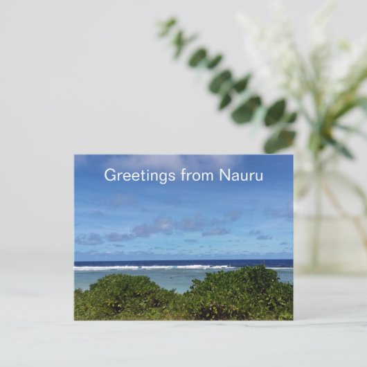 naurugreetings briefkaart (Staand voorkant)