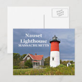 Nauset Light, Cape Cod, Massachusetts Briefkaart (Voorkant / Achterkant)