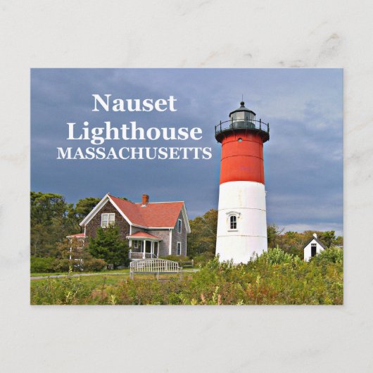 Nauset Light, Cape Cod, Massachusetts Briefkaart (Voorkant)