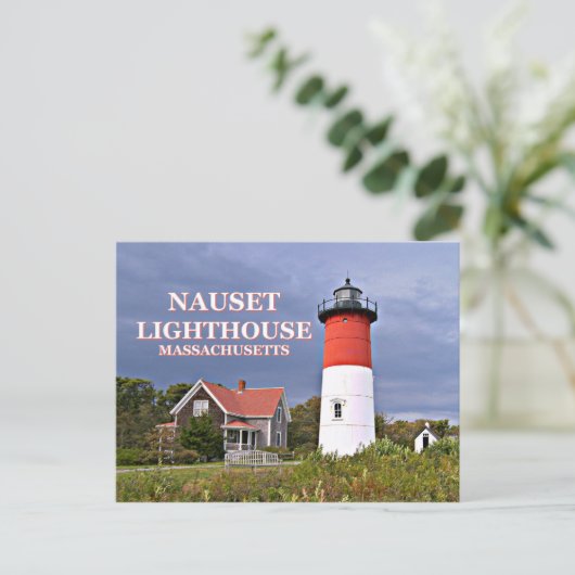 Nauset Light, Cape Cod, Massachusetts Briefkaart (Staand voorkant)