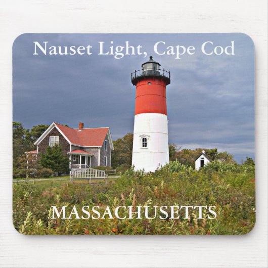 Nauset Light, Cape Cod, Massachusetts Mousepad Muismat (Voorkant)