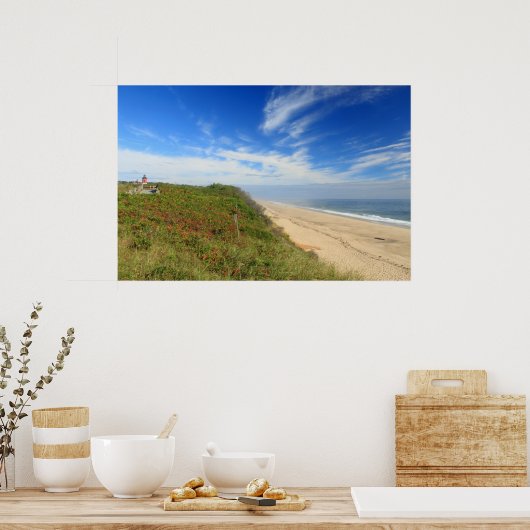 Nauset Lighthouse Beach Cape Cod National Seashore Poster (Keuken)