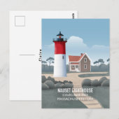 Nauset Lighthouse Briefkaart (Voorkant / Achterkant)