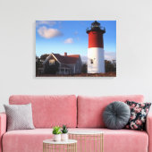 Nauset Lighthouse Canvas Afdruk (Insitu (Woonkamer))