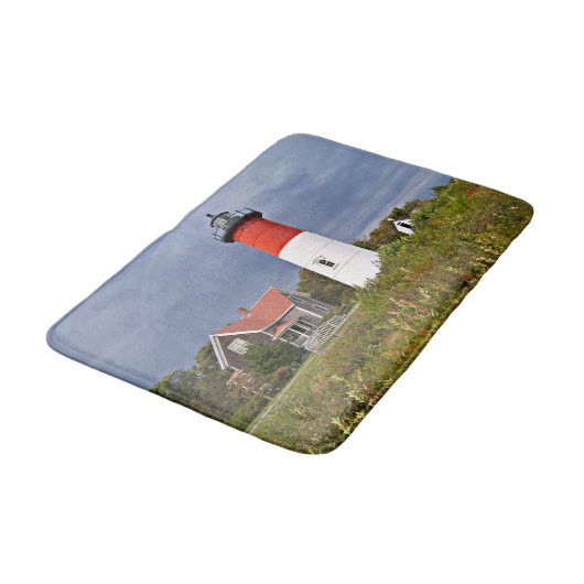 Nauset Lighthouse, Cape Cod Massachusetts Bath Mat (Gekanteld)